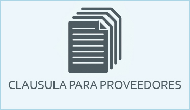 Cláusula adicional para proveedores